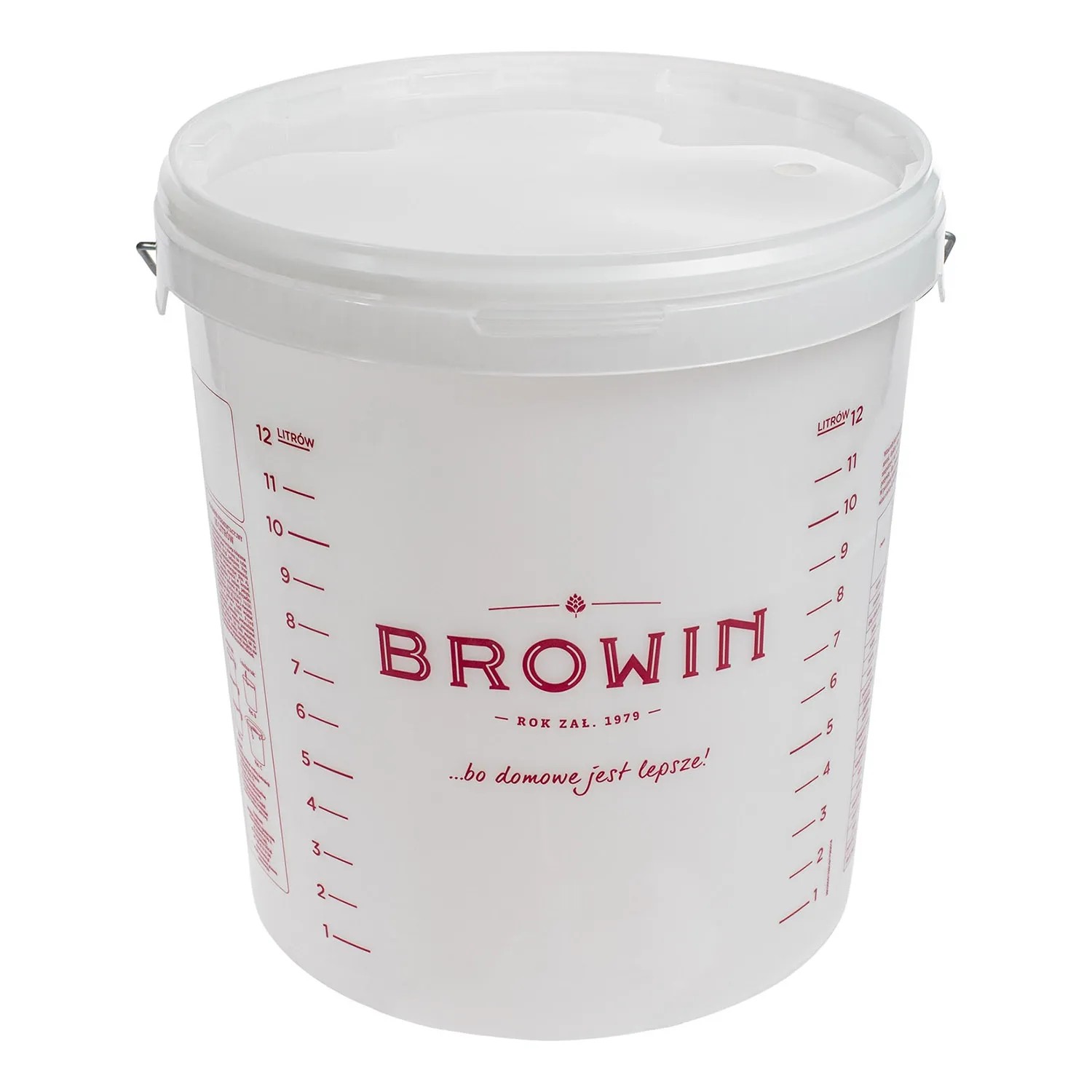 Pojemnik fermentacyjny z pokrywką - 15 l