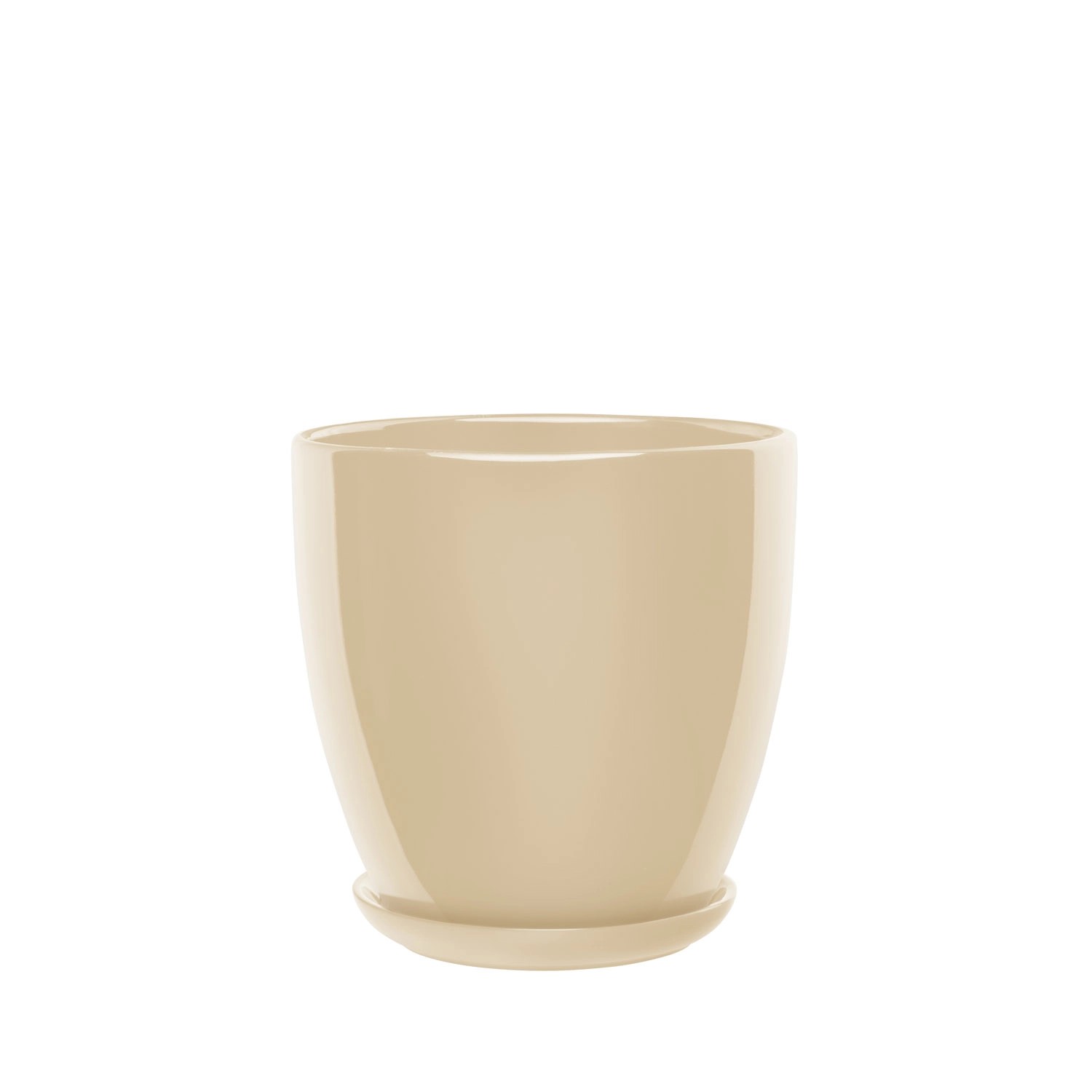 Donica z podstawką Sofia kość słoniowa - 37 cm