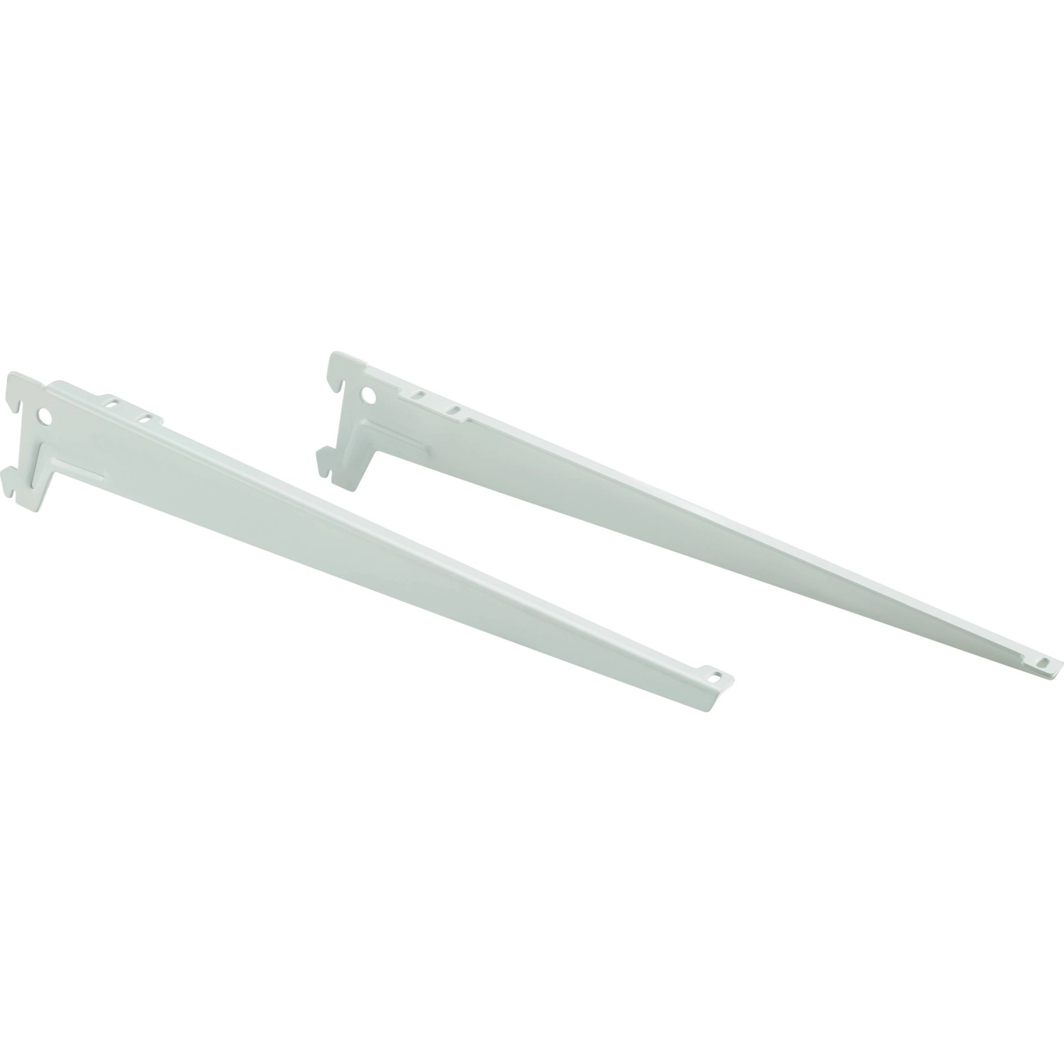 Wspornik kątowy 38 cm biały matowy Garderoba Metalowa