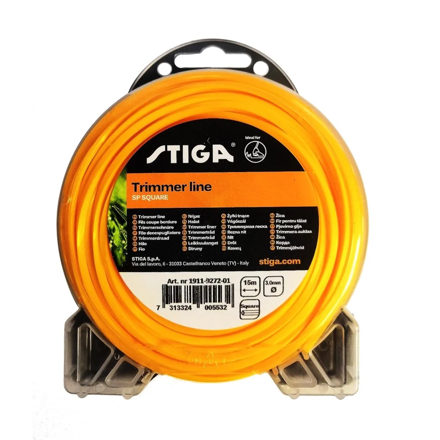 Stiga Żyłka do podkaszarki kwadratowa SP66 3,0 mm 15 m