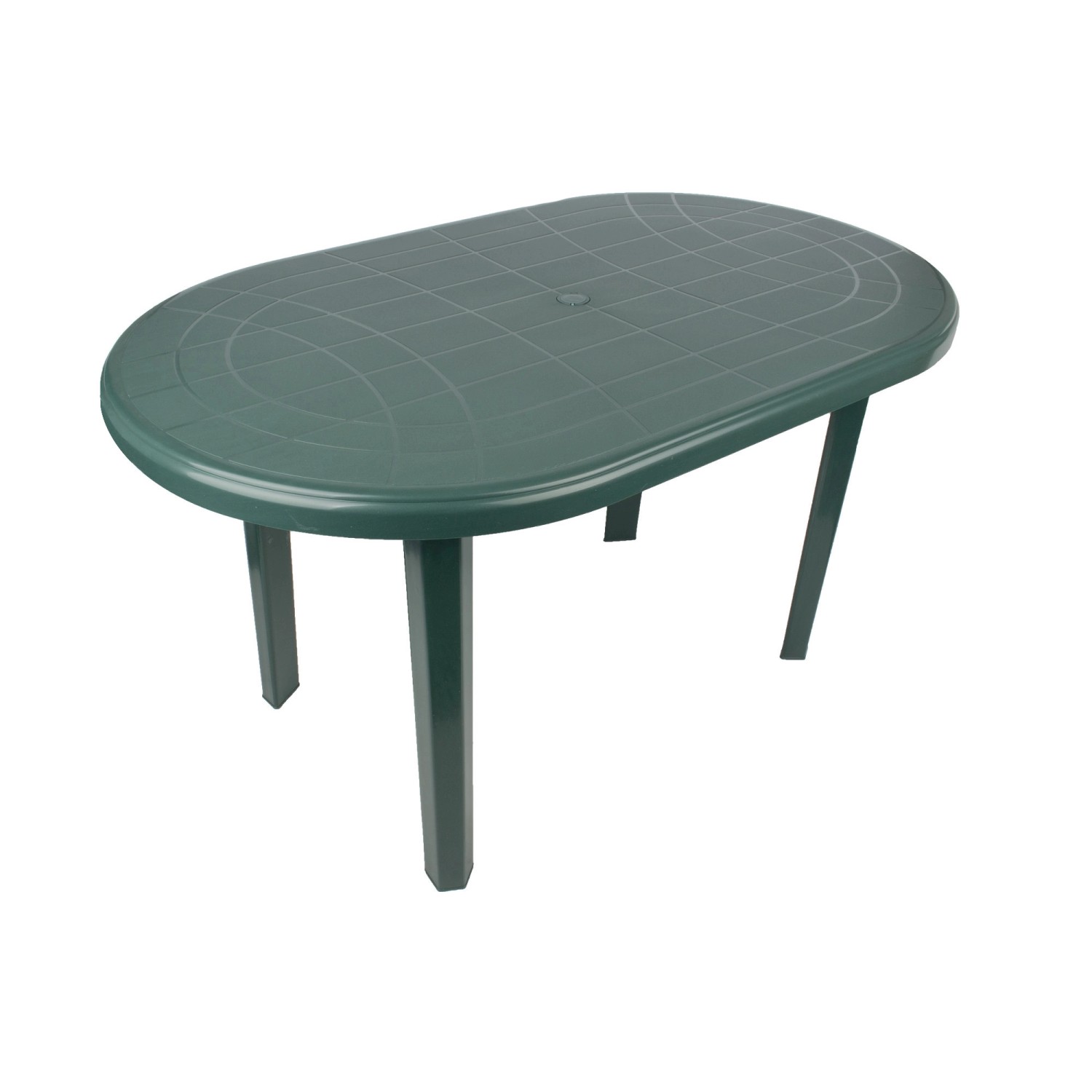 Stół ogrodowy JANTAR owalny zielony