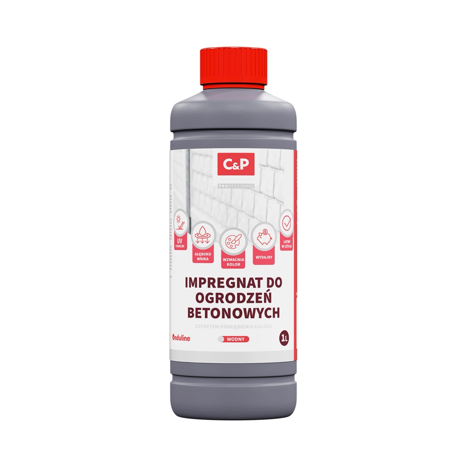 Onduline C&P Impregnat do ogrodzenia betonowych wodny 1l