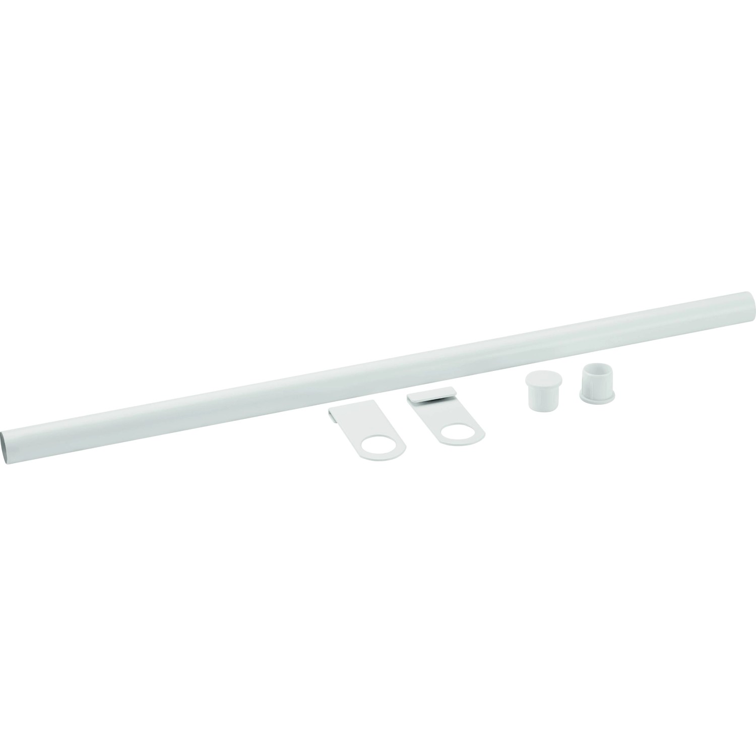 Drążek na odzież 60 cm biały Garderoba Metalowa