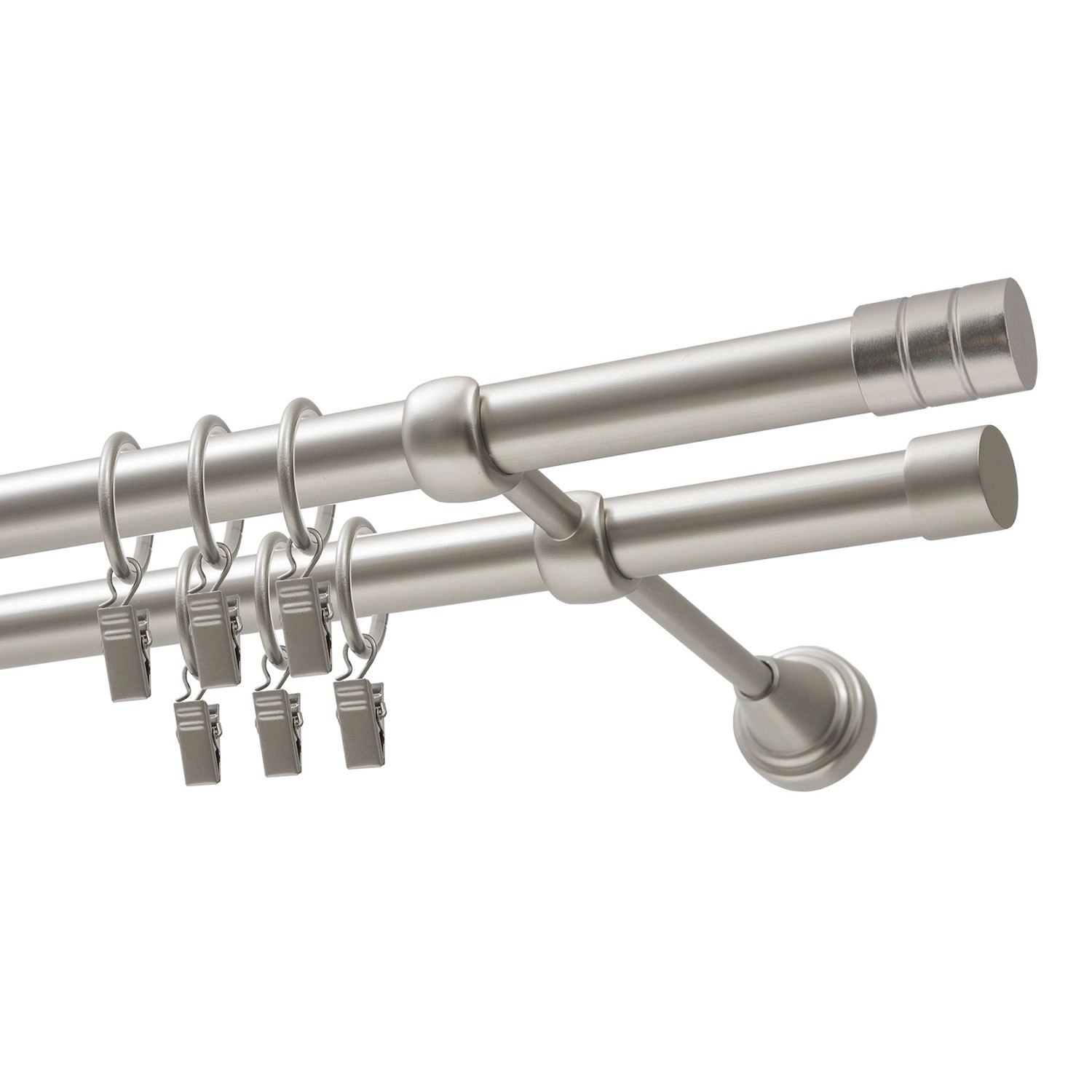 Karnisz FORIO podwójny satynowy 160 cm