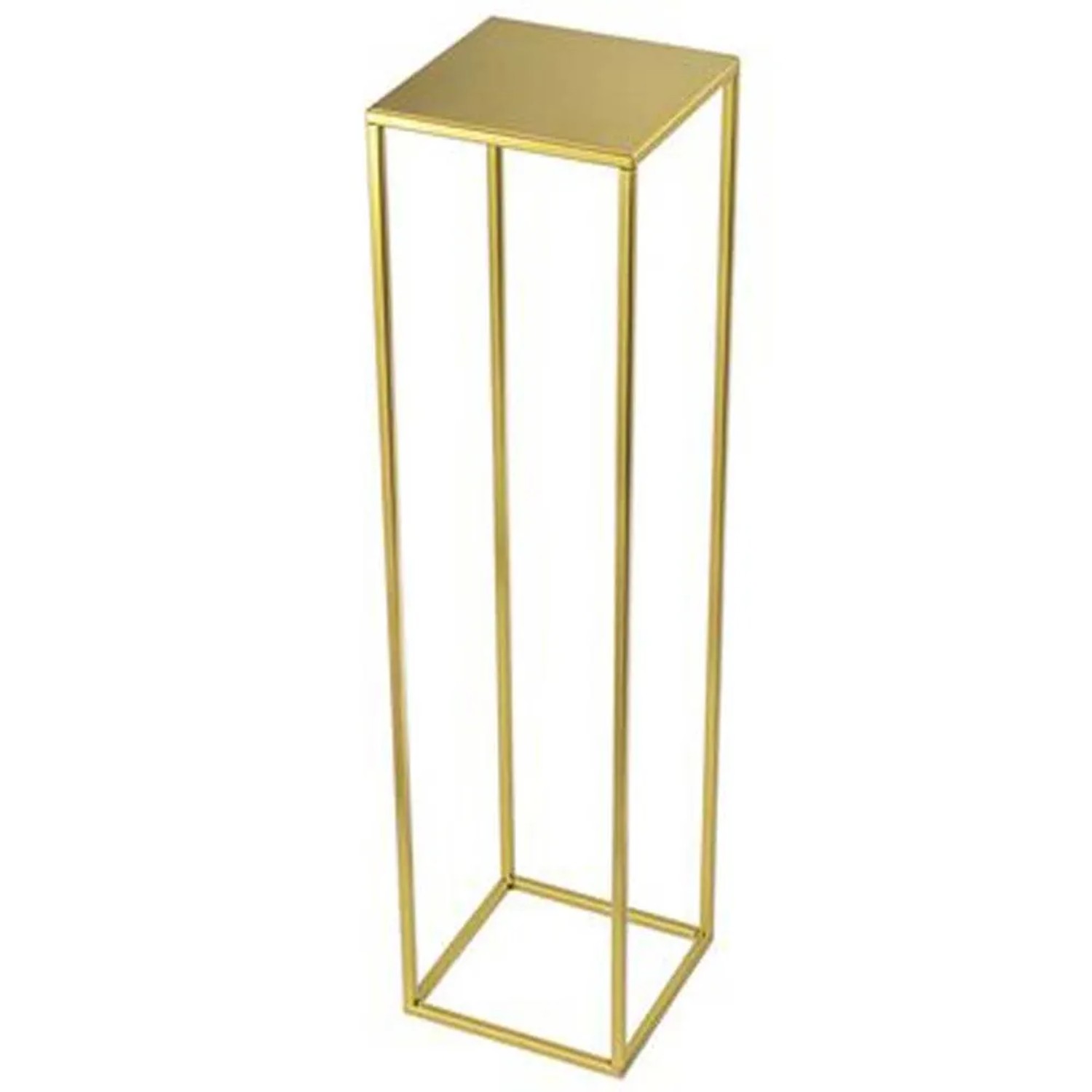 Kwietnik stojący Evron L złoty - 19 x 19 x 77 cm