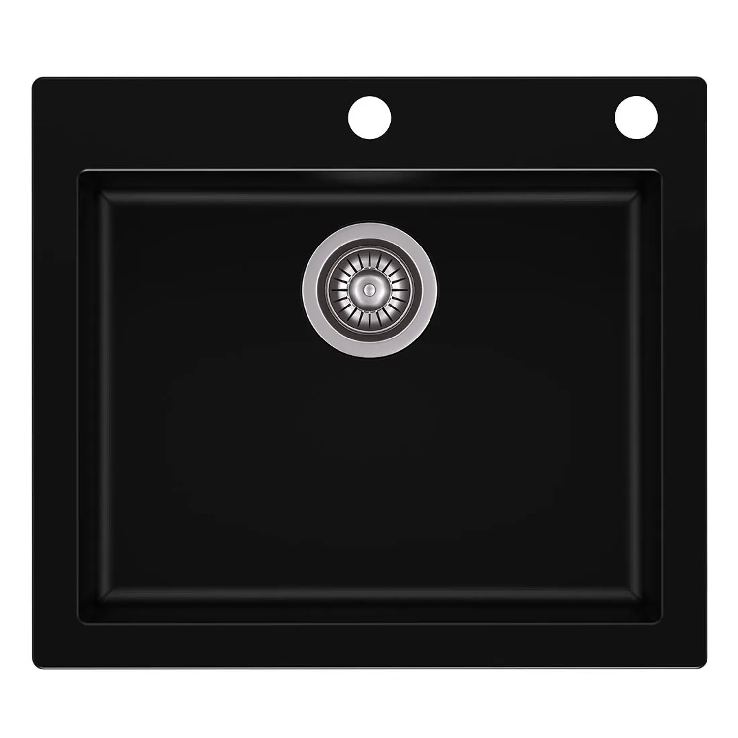 Zlewozmywak Mojito 1-kom. czarny 57x50 cm