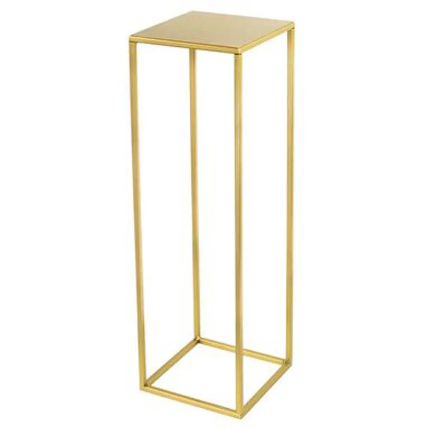 Kwietnik stojący Evron M złoty - 19 x 19 x 62 cm