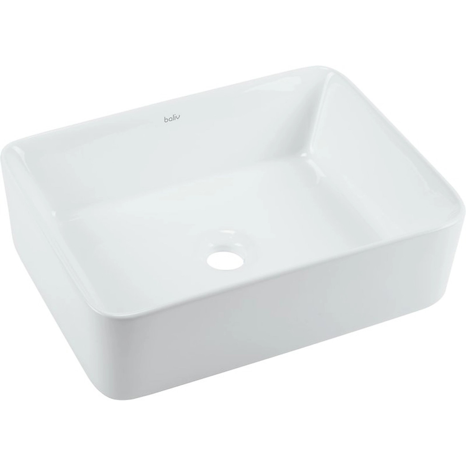 baliv Umywalka WBA-7210 nablatowa ceramiczna biała