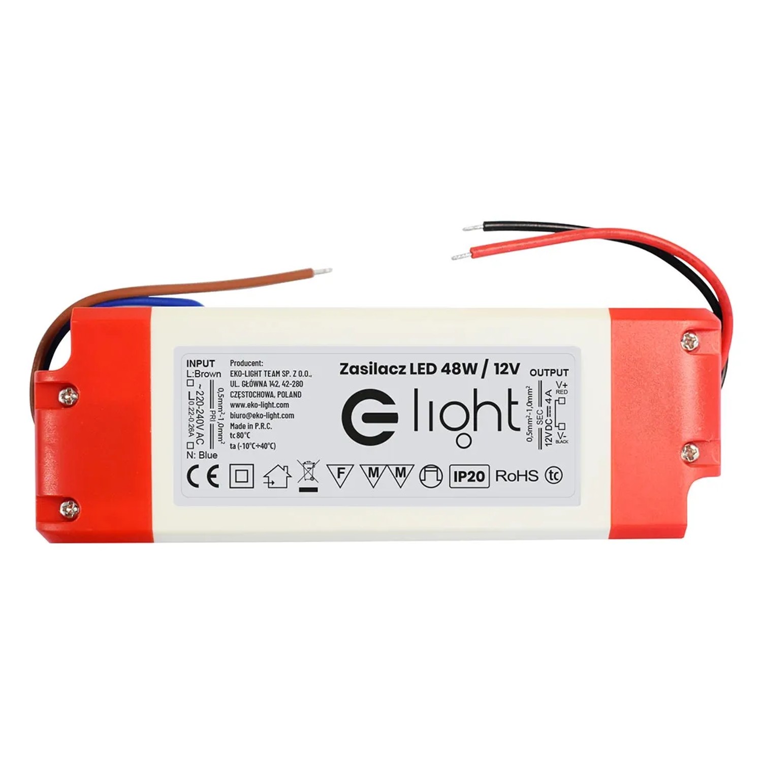 Zasilacz LED 12V/4A 48W IP20