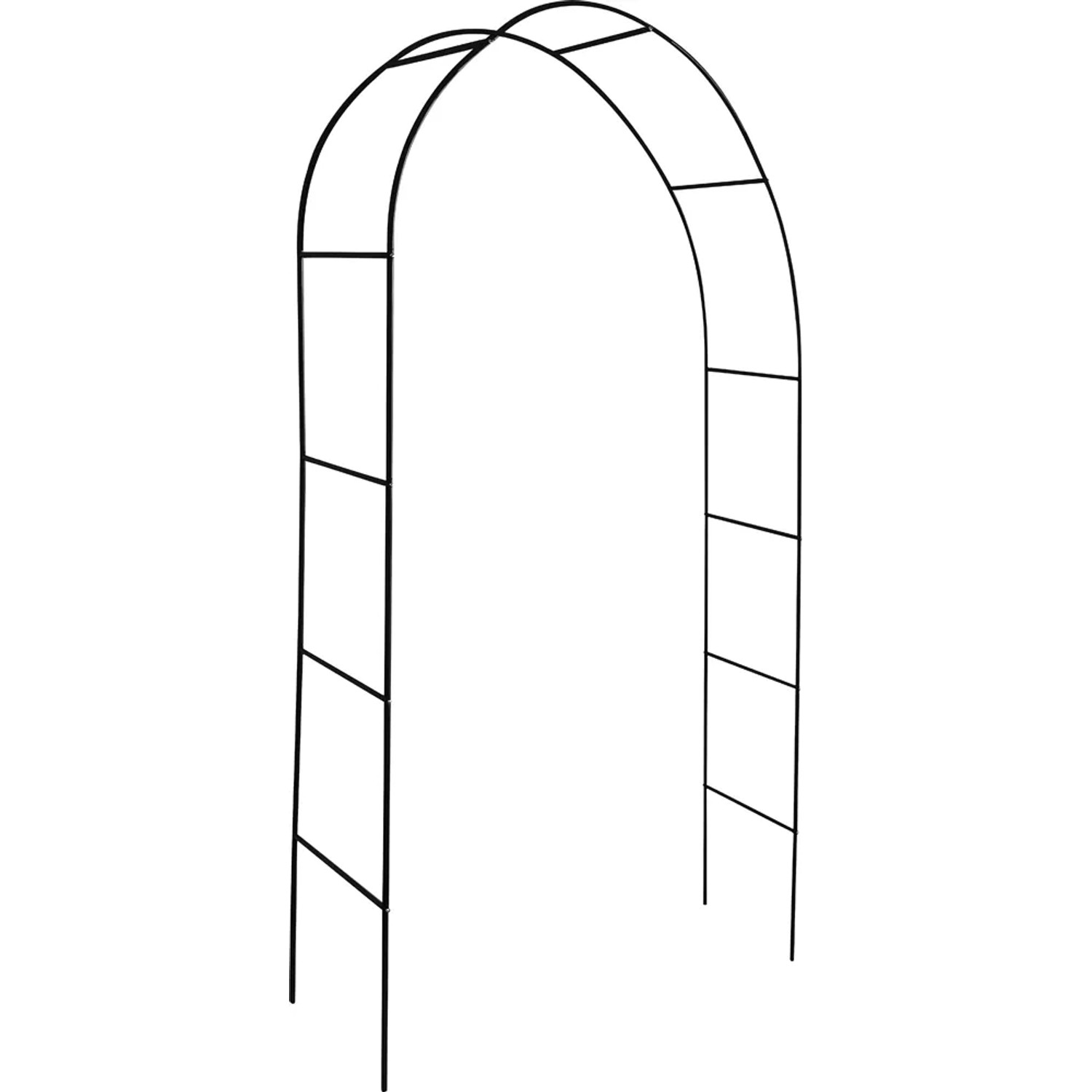 Pergola metalowa czarna wys. 240cm