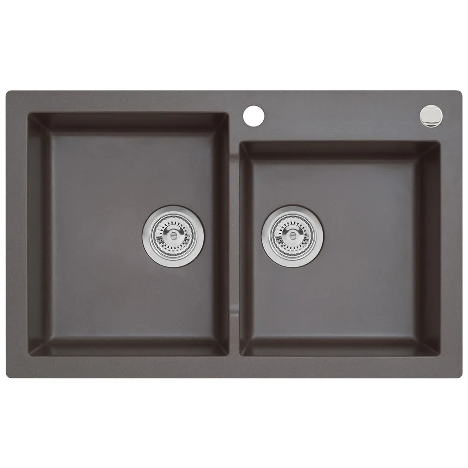 Zlewozmywak Mojito 14 2-kom. dark chocolate 79x50 cm