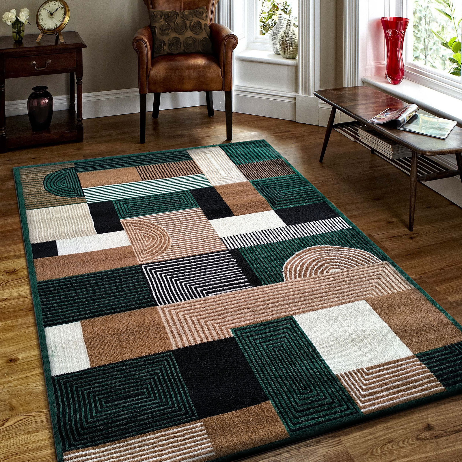 Dywan klasyczny BCF Anto 18 - zielony