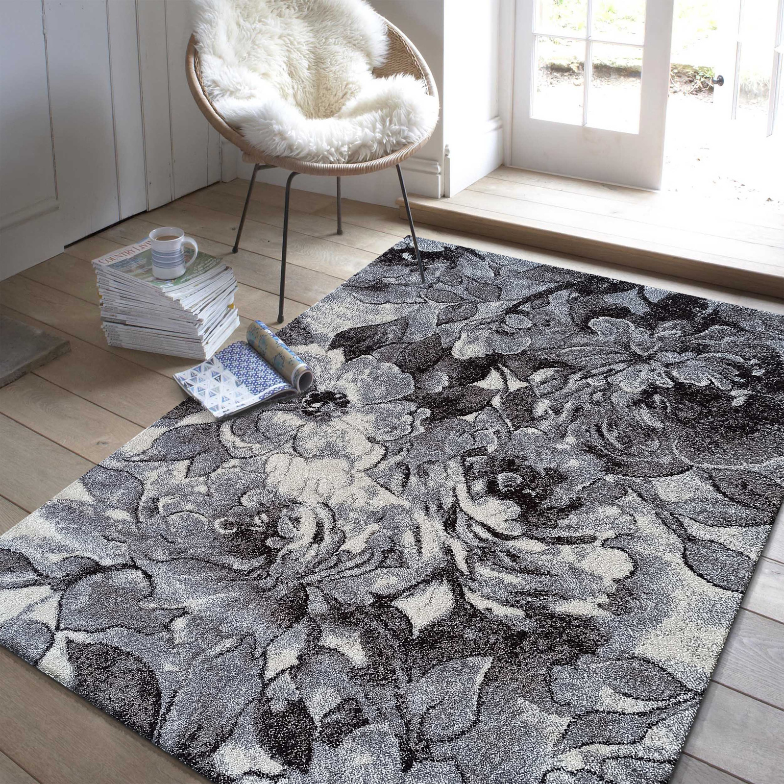 Dywan nowoczesny Pula 16 szary