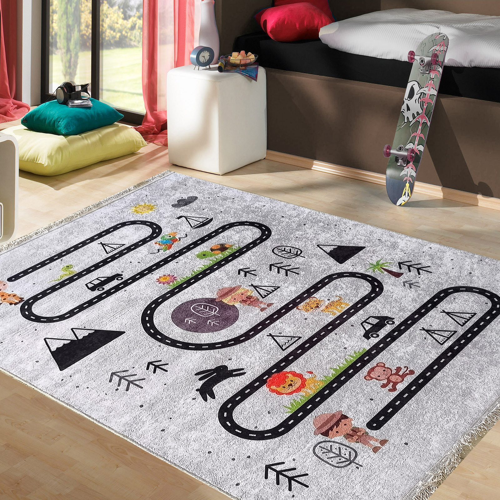 Dziecięcy dywan antypoślizgowy do prania - Kids Play 139