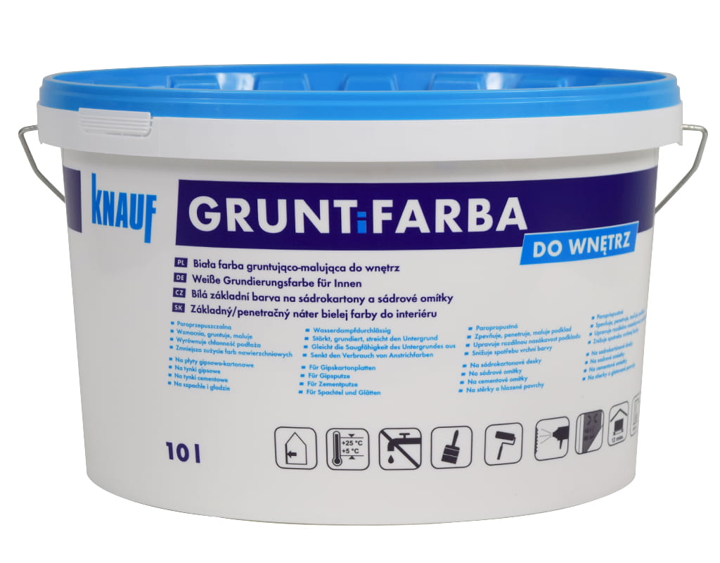 KNAUF GRUNTIFARBA 10L FARBA GRUNTUJĄCA
