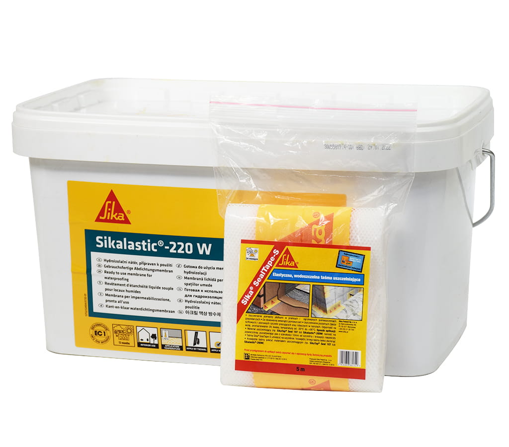 FOLIA W PŁYNIE SIKA SIKALASTIC 220W 7KG + TAŚMA SIKA SEALTAPE S!