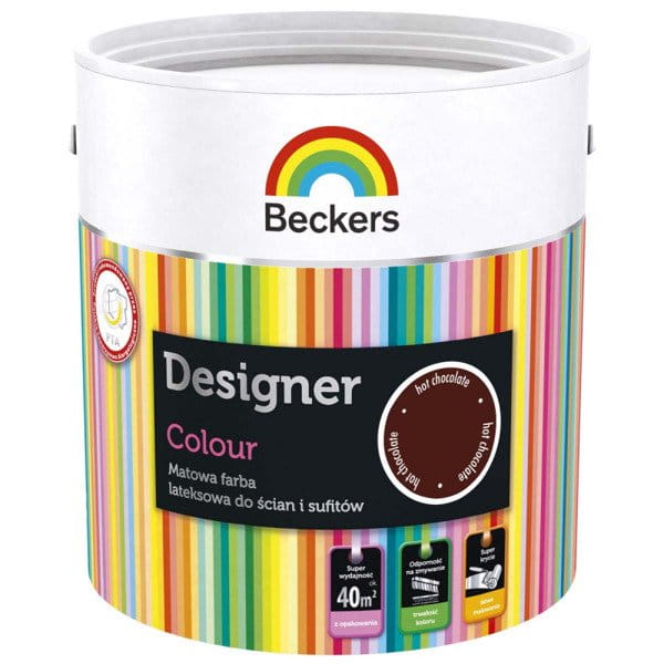 FARBA LATEKSOWA BECKERS DESIGNER HOT CHOCOLA 2,5 L