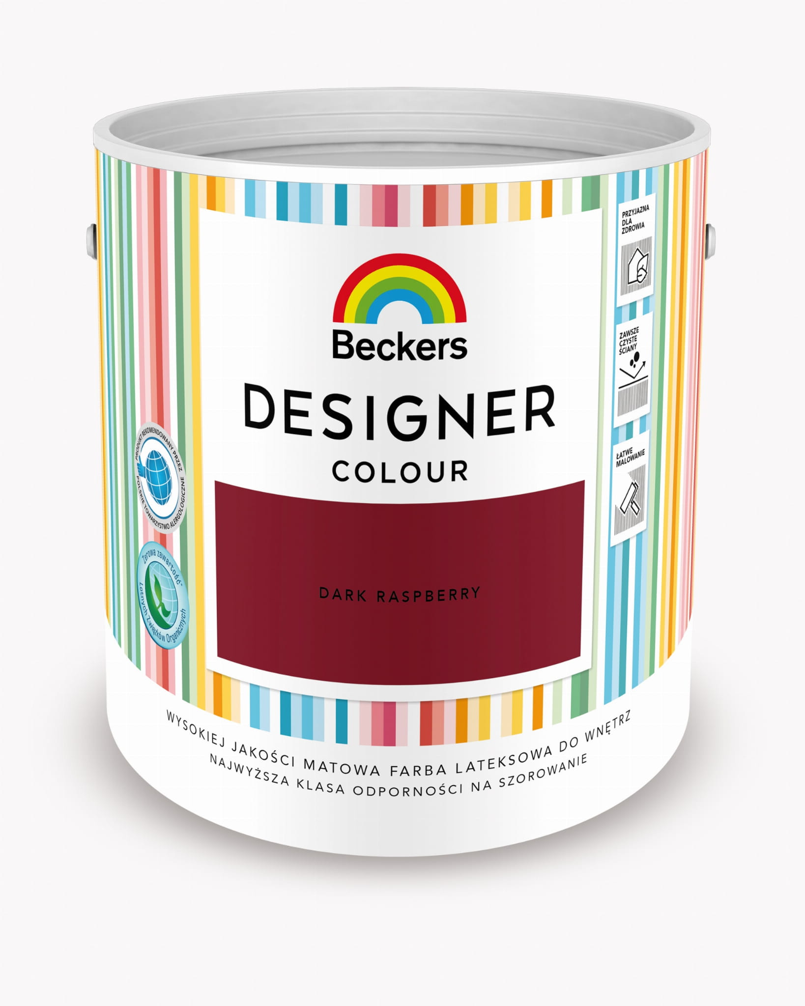 FARBA LATEKSOWA BECKERS DESIGNER DARK RASPBERRY 2,5 L