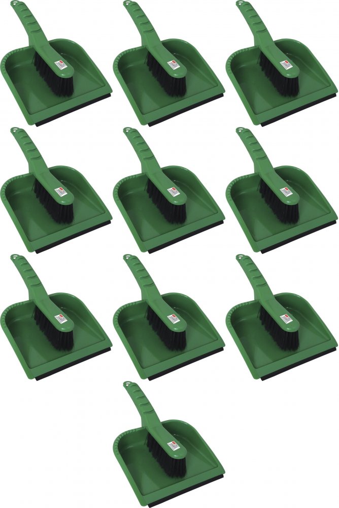 10x Zestaw do zamiatania Anna Zaradna, mix kolorów, zmiotka+szufelka