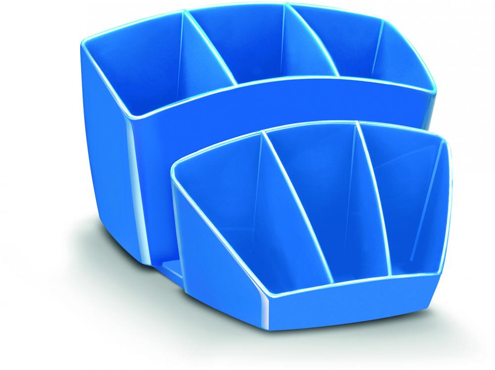 Przybornik na biurko Cep Pro Gloss, 143x158x93mm, niebieski