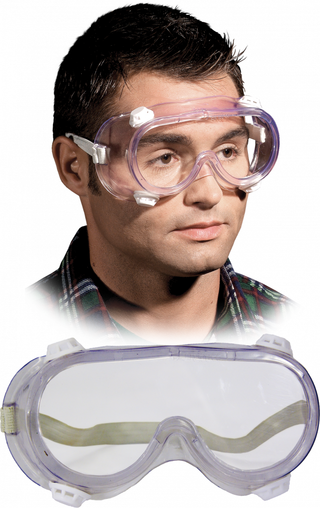 Gogle ochronne Reis Gog-Air, przeciwodpryskowe, bezbarwny