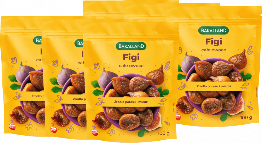 6x Figi suszone Bakalland, 100g