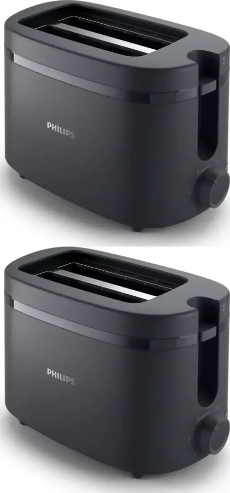 2x Toster Philips Essentials 1000 HD2510/90, ciemnoszary