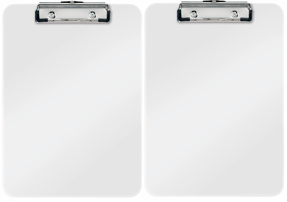 2x Clipboard Leitz Wow, A4, biały