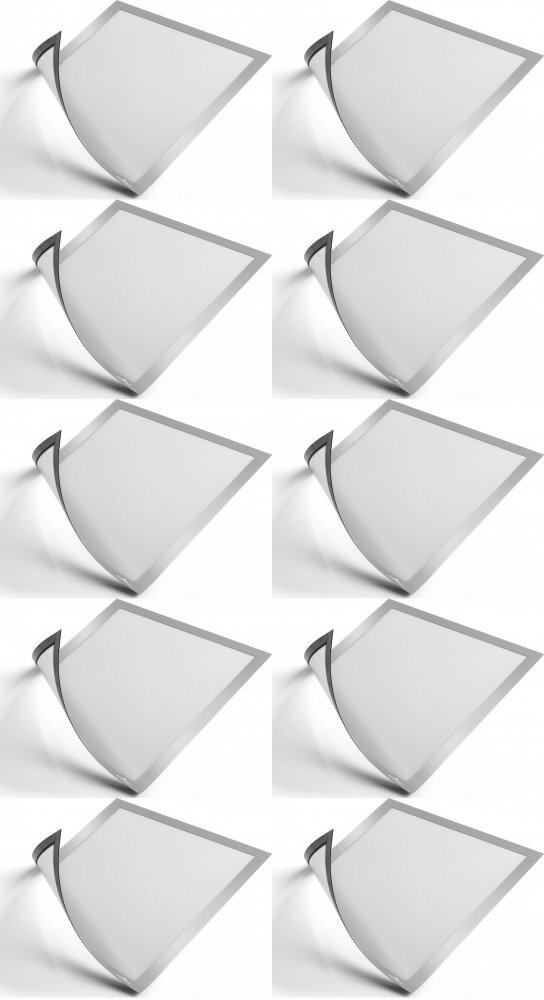10x Ramka magnetyczna Durable Duraframe Magnetic, A4, 1 sztuka, srebrny