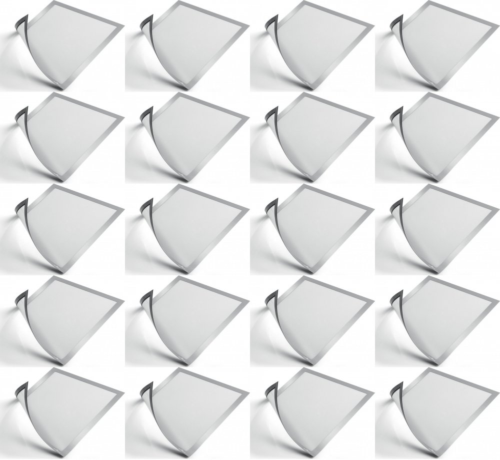 20x Ramka magnetyczna Durable Duraframe Magnetic, A4, 1 sztuka, srebrny