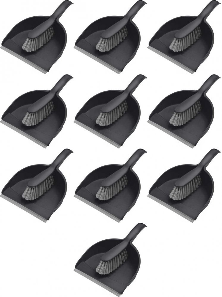 10x Zestaw do zamiatania York Compact, mix kolorów, zmiotka+szufelka