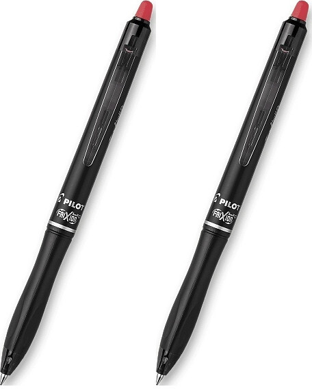 2x Pióro kulkowe wymazywalne Pilot Frixion Ball+, 0.7mm, czerwony