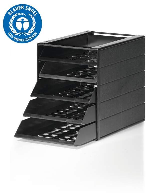 Pojemnik Durable Idealbox Basic 5, z 5 szufladami, C4, antracytowy