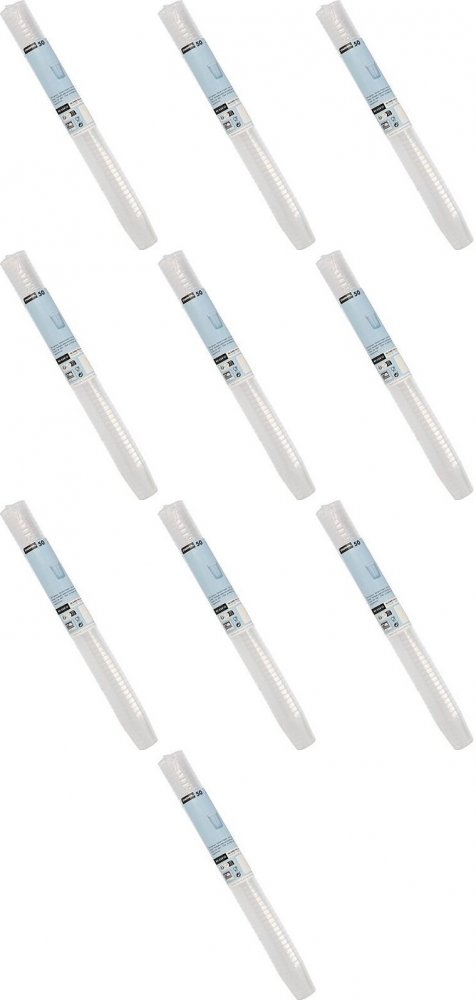 10x Kieliszki wielorazowe Papstar, 20ml, polipropylen, 50 sztuk, przezroczysty