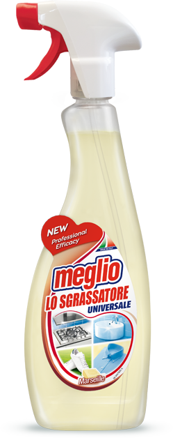 Płyn odtłuszczający Meglio Marsiglia, mydło marsylskie, z rozpylaczem, 0.75l