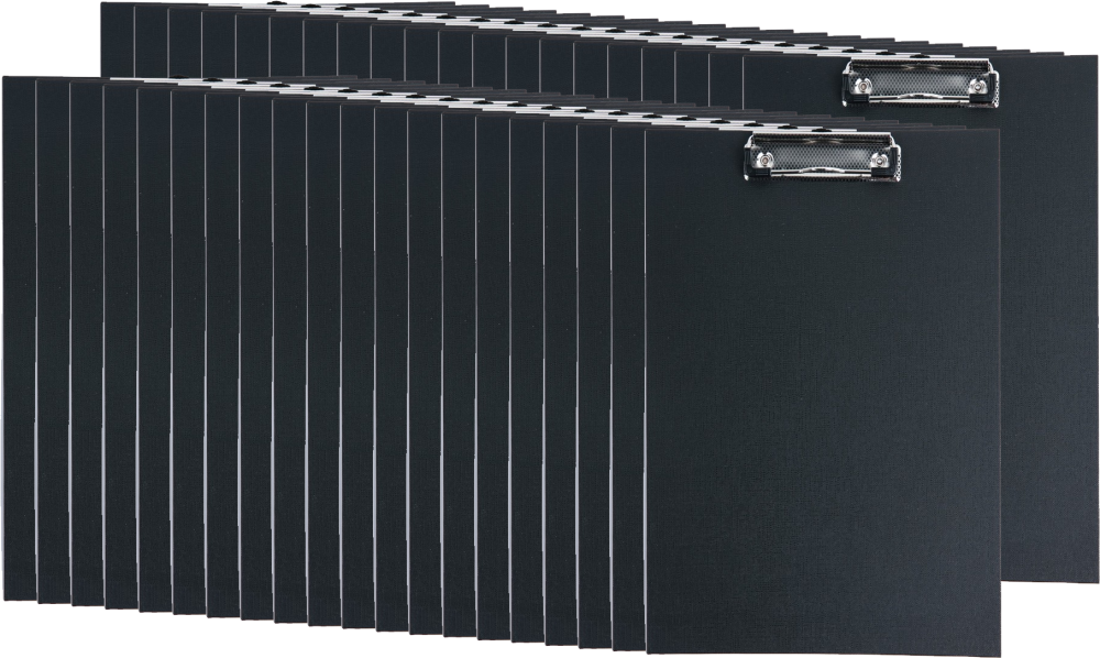 40x Clipboard D.Rect, A4, czarny