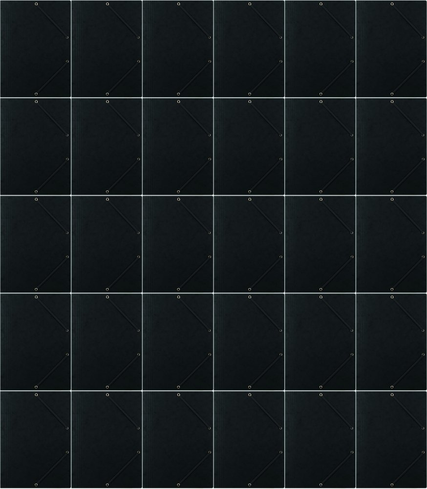 40x Teczka preszpanowa z gumką Donau, A4, 390g/m2, czarny