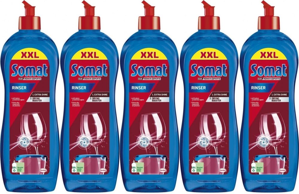 5x Nabłyszczacz do zmywarki Somat, 750ml