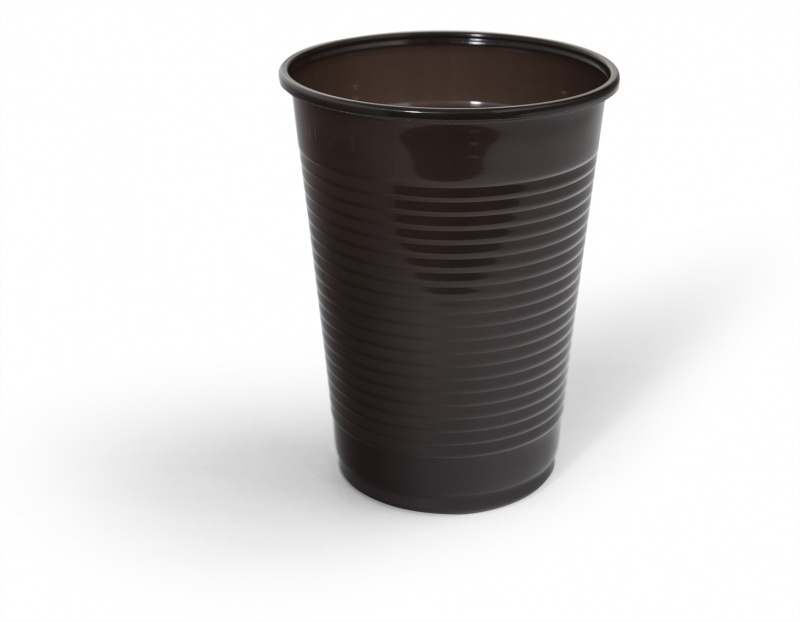 2x Kubki wielorazowe termiczne Office Products, 200ml, plastik, 100 sztuk, brązowy