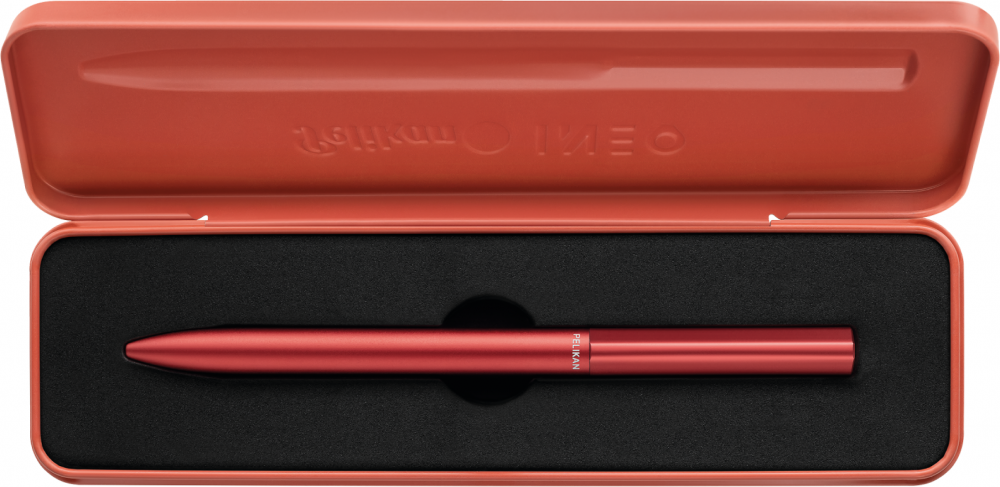 Długopis Pelikan Ineo Fiery Red, niebieski
