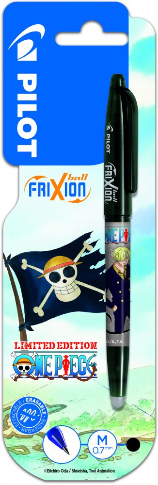 Pióro kulkowe wymazywalne Pilot Frixion Ball One Piece, 0.7mm, czarny