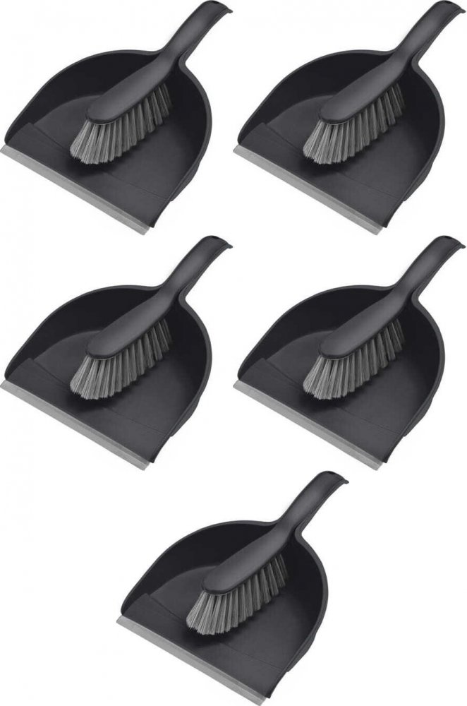 5x Zestaw do zamiatania York Compact, mix kolorów, zmiotka+szufelka