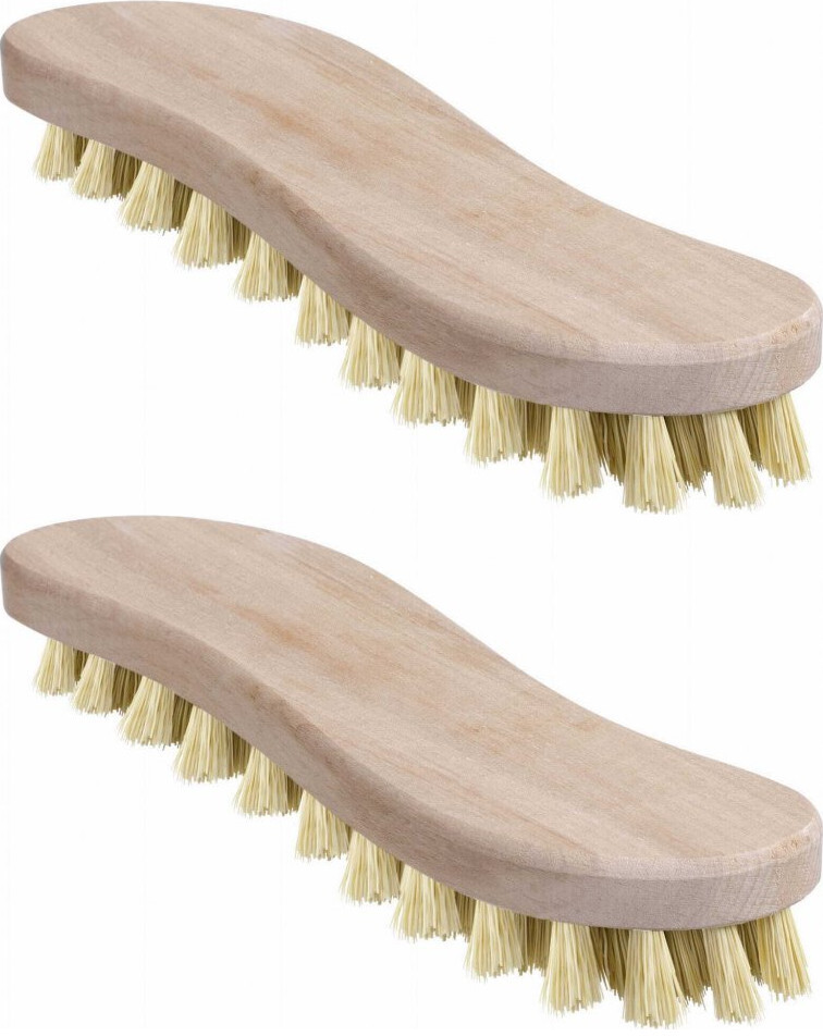 2x Szczotka do szorowania York, uniwersalna, 23cm, jasnobrązowy