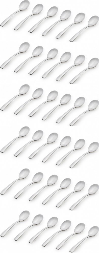 6x Łyżeczki do herbaty Altom Design Future, 6 sztuk, w pudełku flok, srebrny