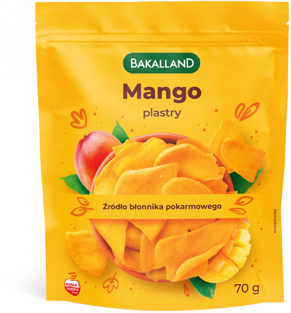 Suszone mango Bakalland, 70g