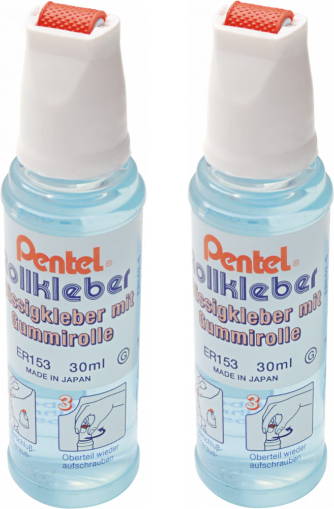 2x Klej Pentel ER153, w płynie, 30ml, bezbarwny