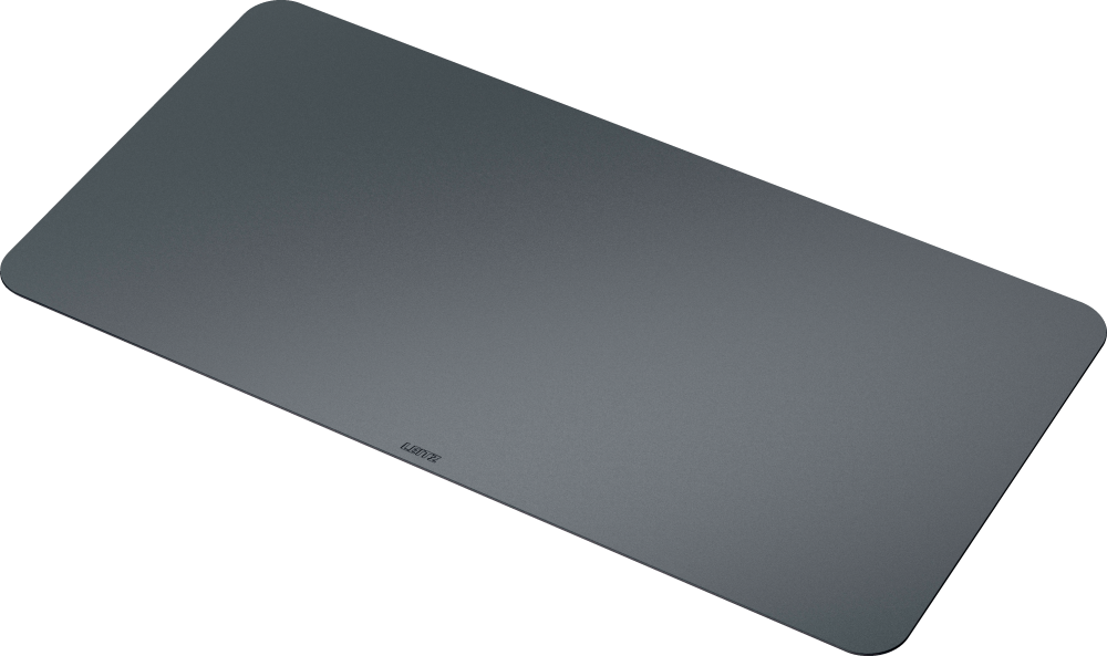 Podkładka na biurko Leitz, skórzana, 700x360mm, szary ciemny