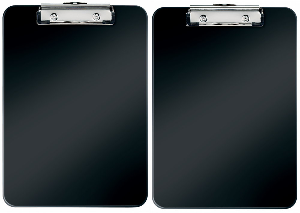 2x Clipboard Leitz Wow, A4, czarny
