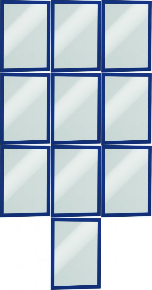 5x Ramka magnetyczna Durable Duraframe, samoprzylepna, A4, 2 sztuki, granatowy