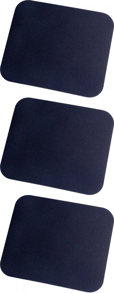 3x Podkładka piankowa pod mysz LogiLink, 250x220x3mm, czarny